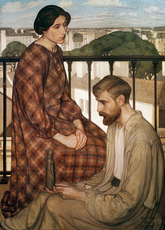 Obra de arte — Andreas Hansen, Homem e Mulher